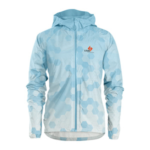 Factory Supply Unisex Hooded Windbreaker <b>Jacket</b> <b>Lightweight</b> Windproof Water Repellent Outdoor Hiking Travel Wear OEM ODM - Product Image 1