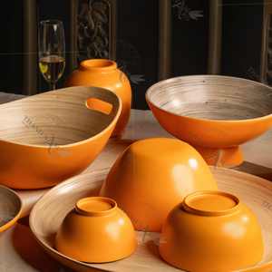 Mini Jarrón de Bambú Ecológico Hecho a Mano con Diseño Moderno en Espiral, Material Natural Duradero para Decoración del Hogar, Mesa de Comedor, Escritorio - Product Image 6