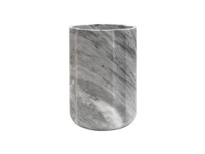 Florero de mármol blanco moderno, de lujo, decorativo, para la mesa del hogar, como elemento decorativo. - Product Image 4