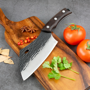 Cuchillo de Cocina LEGACY BLADES, Forjado a Mano en Acero al Carbono, con Mango de Madera y Hoja Afilada como una Navaja, para Uso en la Cocina - Product Image 3