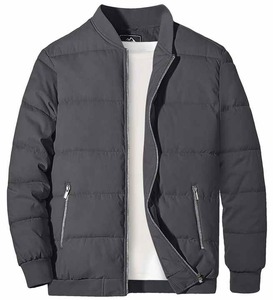 Chaqueta Bomber de Invierno para Hombre al por Mayor con Logotipo Personalizado, Tejida, Transpirable, Lavada, Cortavientos, Talla Única, Relleno de Algodón - Product Image 6