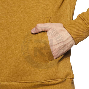 Sweat à capuche unisexe personnalisé en molleton 100% coton à manches longues avec poche pour l'hiver - Product Image 3