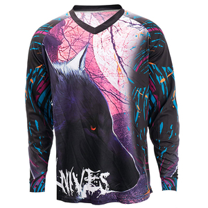 Jersey de Ciclismo Personalizado Ligero y Resistente al Viento para Motocross MX BMX Dirt Bike Off-Road Montaña MTB - Product Image 1