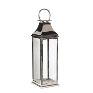 Lanterne élégante en acier inoxydable, style contemporain, parfaite pour la décoration du salon, de la chambre et du patio extérieur - Product Image 6