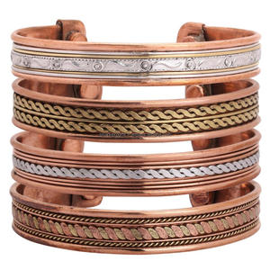 Lightweight Natural <b>Copper</b> <b>Magnetic</b> Fashion <b>Bracelet</b> for <b>Men</b> and Women Stylish Wellness and Pain Relief Design - Product Image 3