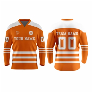 Premium Team Ice Hockey Jersey Moisture Wicking Sportswear Custom Hockey Apparel Supplier - Product Image 1