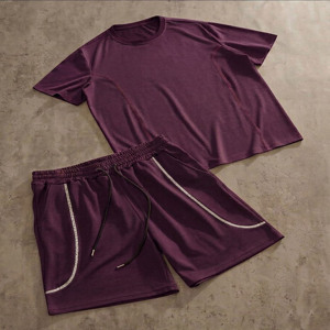 Ensemble de vêtements d'été pour hommes Jacquard Enterprises, t-shirt à manches courtes et short, tenue décontractée légère pour la plage - Product Image 6