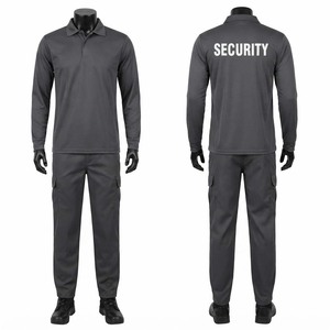 Uniforme de Seguridad Blackhardson Premium de 180 GSM, Chaqueta de Manga Larga Gris Oscuro, Pantalones Cargo, Personalizable, Unisex - Product Image 1