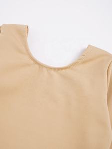 ชุดบอดี้สูทสำหรับเด็กผู้หญิงอายุ 3-16 ปี สีดำ สำหรับฝึกซ้อมเต้นบอลรูม ยิมนาสติก บัลเลต์ ชุดวอร์มอัพ ชุดออกกำลังกาย ชุดโยคะ - Product Image 5