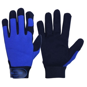 Gants de sécurité pour mécaniciens de qualité supérieure, en cuir résistant, compatibles avec les écrans tactiles, respirants, pour hommes - Product Image 3
