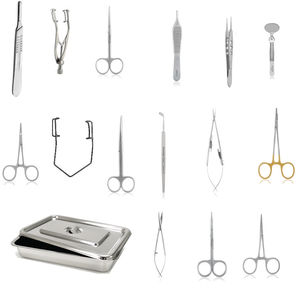 Ensemble d'instruments ophtalmiques professionnels Chan Tara, 16 pièces, instruments de micro-chirurgie oculaire, kit chirurgical en acier inoxydable, OEM - Product Image 4