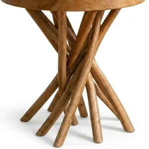 โต๊ะกาแฟ ARTERRA รุ่น Luxury Teak Branch หน้าไม้ ทำมือ เป็นมิตรกับสิ่งแวดล้อม ทนทาน อเนกประสงค์ สไตล์เรียบง่าย เหมาะสำหรับห้องนั่งเล่น - Product Image 2
