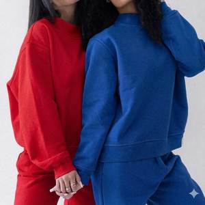 Sudadera Ecológica Extra Grande con Cuello Alto, Color Sólido, Manga Larga, 100% Algodón Tejido, Transpirable, Invierno, ODM - Product Image 5