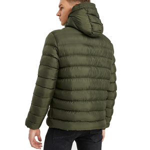 Veste d'hiver haut de gamme pour homme grande taille, écologique, réversible, imperméable, coupe-vent, à capuche et col montant, matelassée - Product Image 4