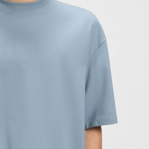 T-shirt en coton à col rond pour homme, coupe décontractée, qualité supérieure, manches courtes, service OEM, design uni, pour acheteurs en gros - Product Image 4