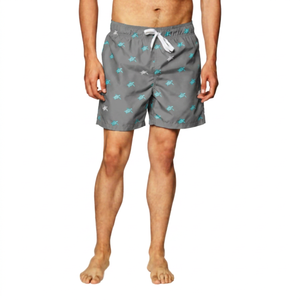 Men's Solid Blue <b>Swim</b> <b>Board</b> Shorts Elastic Waist Quick Dry Eco-Friendly Casual - Product Image 2