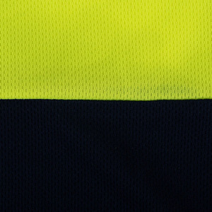 Polo de sécurité en polyester personnalisable, qualité supérieure, fabrication de vêtements, polos réfléchissants pour travailleurs, 2 panneaux, manches courtes - Product Image 3