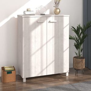 Scarpiera HAMAR legno massello pino 33.5 scarpiera "x 15.7" x 42.5 "colore bianco scarpiere - Product Image 1