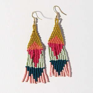 Handmade Bohemia Style Dangle Earrings with Seed Bead <b>Glass</b> New Model Fashion Jewelry for Women and <b>Girls</b> Party Gift - Product Image 2