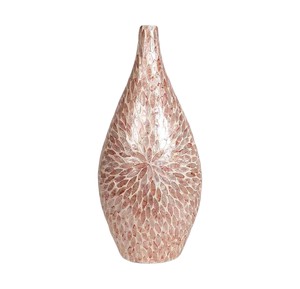 Vase à fleurs contemporain en nacre, vente en gros - Product Image 6