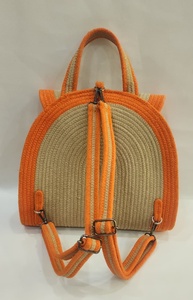 Bolso de mano de paja tejida con cierre magnético, bolso portátil para la playa, bolso de hombro para viaje, para mujer, bolsos de mano para mujer. - Product Image 3