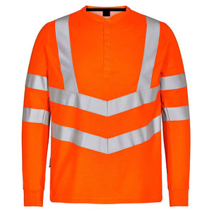 Customized Design Breathable Construction Uniform T-<b>Shirts</b> Long Sleeve Hi Vis Reflective Road Safety T-<b>Shirt</b> for Men - Product Image 1
