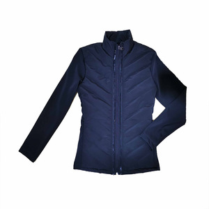 Vestes en coton à manches courtes pour femmes, vestes matelassées en duvet pour femmes, vestes d'hiver chaudes et épaisses, vestes bomber matelassées - Product Image 3