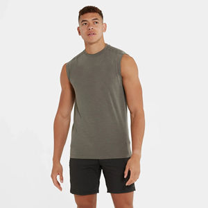 Chalecos de Verano Personalizados al por Mayor para Hombre, Chalecos Holgados sin Mangas de Poliéster/Algodón con Logotipo Personalizado, Camisetas sin Mangas para Hombre - Product Image 1