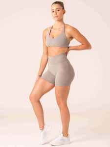Shorts Deportivos de Cintura Alta Sin Costuras, Tejidos en Spandex y Nailon, Transpirables, para Entrenamiento, Personalizados, con Efecto Push-Up, para Deportes y Ciudad - Product Image 1