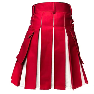 Auténtico kilt escocés para hombre, ropa hereditaria, diseño de tartán de lana, estilo artesanal, cintura ajustable para ceremonias y uso casual. - Product Image 5
