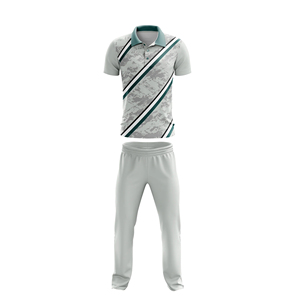 Unisex Short Sleeve Breathable Printed Cricket Uniform for Adults Sports Top & Trouser Set - Product Image 5