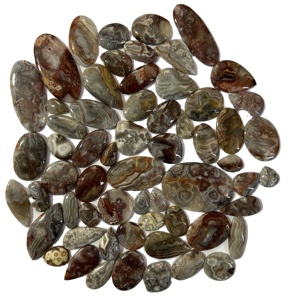 Cabujón de Ágata Crazy Lace Natural Suelta de Alta Calidad, Tamaño Personalizado, Pulido de Alto Grado para Fabricación de Joyería, Terceros - Product Image 1