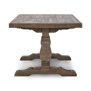 Tavolo da pranzo Caleb da 78 pollici in legno anticato marrone - Product Image 3