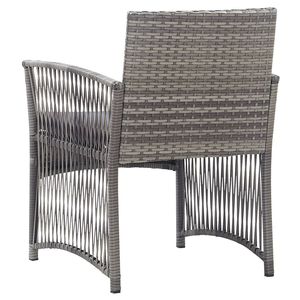Polirattan antracite Poly Rattan con cuscini Set 2 pezzi - Product Image 5