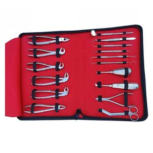 Kit d'extraction dentaire manuel en acier inoxydable de haute qualité, 16 pièces, avec élévateurs, forceps et pinces pour la chirurgie générale - Product Image 3