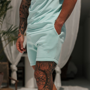 Shorts d'été streetwear pour hommes, taille haute, personnalisés, déchirés, respirants, longueur mi-cuisse - Product Image 1