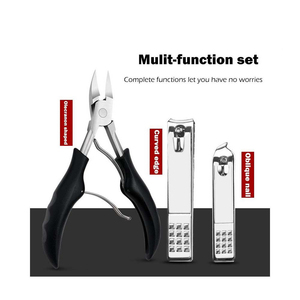 Kit d'élimination des ongles incarnés, 7 pièces, ensemble d'outils de pédicure en acier inoxydable avec lame droite, angulaire et courbée pour l'extraction des ongles - Product Image 4