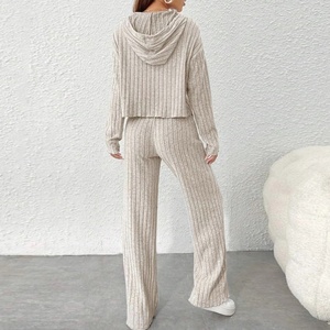Custom Print Logo <b>Plus</b> <b>Size</b> 'Cotton Polyester Casual Wear 2 Piece <b>Set</b> <b>Jogger</b> Tracksuit Sweatshirt Sweatpants Blank Hoodie <b>Set</b> - Product Image 3
