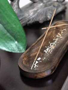 Handcrafted Wooden Ash Catcher Wholesale Price Handmade Incense Holder Tray for <b>Home</b> <b>Temple</b> Ash Collection Use - Product Image 2