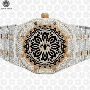 Reloj de Lujo Charm Jewells de Acero Inoxidable, Analógico de Cuarzo, 42 mm, Esfera Tonneau, Bisel de Cristal, Estilo de Joyería de Moda Unisex - Product Image 1