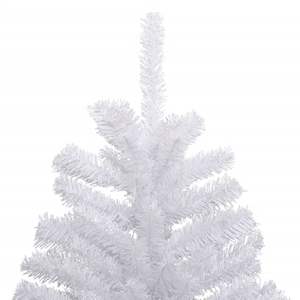 Sapin de Noël Artificiel Articulé de 1,20 m de Haut en PVC Blanc et Métal – Décoration Festive pour les Fêtes - Product Image 5