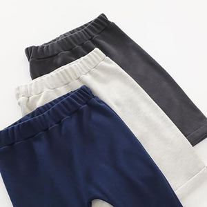 Custom Baby Cotton Sweatpants Footed Toddler Pants Elastic Waist Infant Joggers Unisex Fleece Winter <b>Trousers</b> OEM - Product Image 5