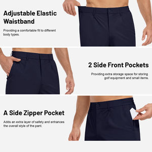 Pantalones de Golf al por Mayor de Secado Rápido y Ligeros para Hombre, Pantalones Deportivos de Golf de Alta Elasticidad, Pantalones Personalizados para Hombre en Diferentes Estilos - Product Image 5