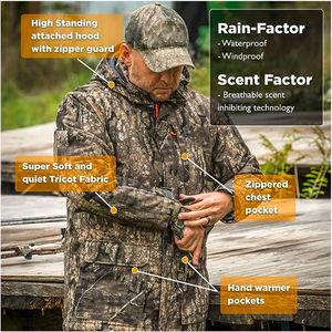 Veste tactique de haute qualité en polyester et coton respirant pour adulte, grande taille, pour la chasse - Product Image 3