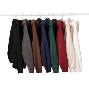 เสื้อฮู้ดแบบสวม Unisex ผ้าฝ้ายฟลีซ 100% สกรีนลายตามสั่ง เสื้อกันหนาวมีฮู้ด สปริง ฤดูใบไม้ผลิ สีดำ คุณภาพสูง รับผลิตแบบ OEM ODM แฟชั่น - Product Image 6