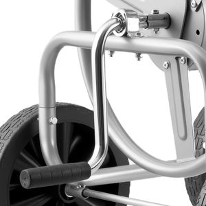 Carrello Avvolgitubo Rinforzato a 4 Ruote con Rivestimento a Polvere, Capacità Tubo da Giardino 300 ft (5/8 Pollici), Attrezzo Mobile Lunghezza 200ft 15m - Product Image 5