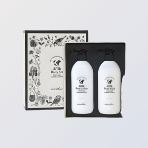 bathrooms shower Miraclair Korean <b>Milk</b> Body Set Perfumed Gabriel Musk 500g 500g Made in Korea Natural scent - Product Image 6