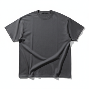 T-shirt Premium RINGMODE GEARS en coton épais 220g, coupe oversize, manches courtes, streetwear, épaules tombantes, logo frontal pour homme - Product Image 1
