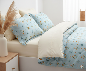 Parure de lit de luxe en microfibre 400TC, résistante à la décoloration et aux plis, comprenant drap plat et drap-housse, taille Queen, 2 pièces - Product Image 4