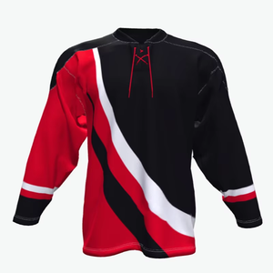 Best Quality OEM Quick-Dry 100% Polyester Unisex Ice Hockey Fashion Template Digital Print Hockey Jersey - Product Image 6